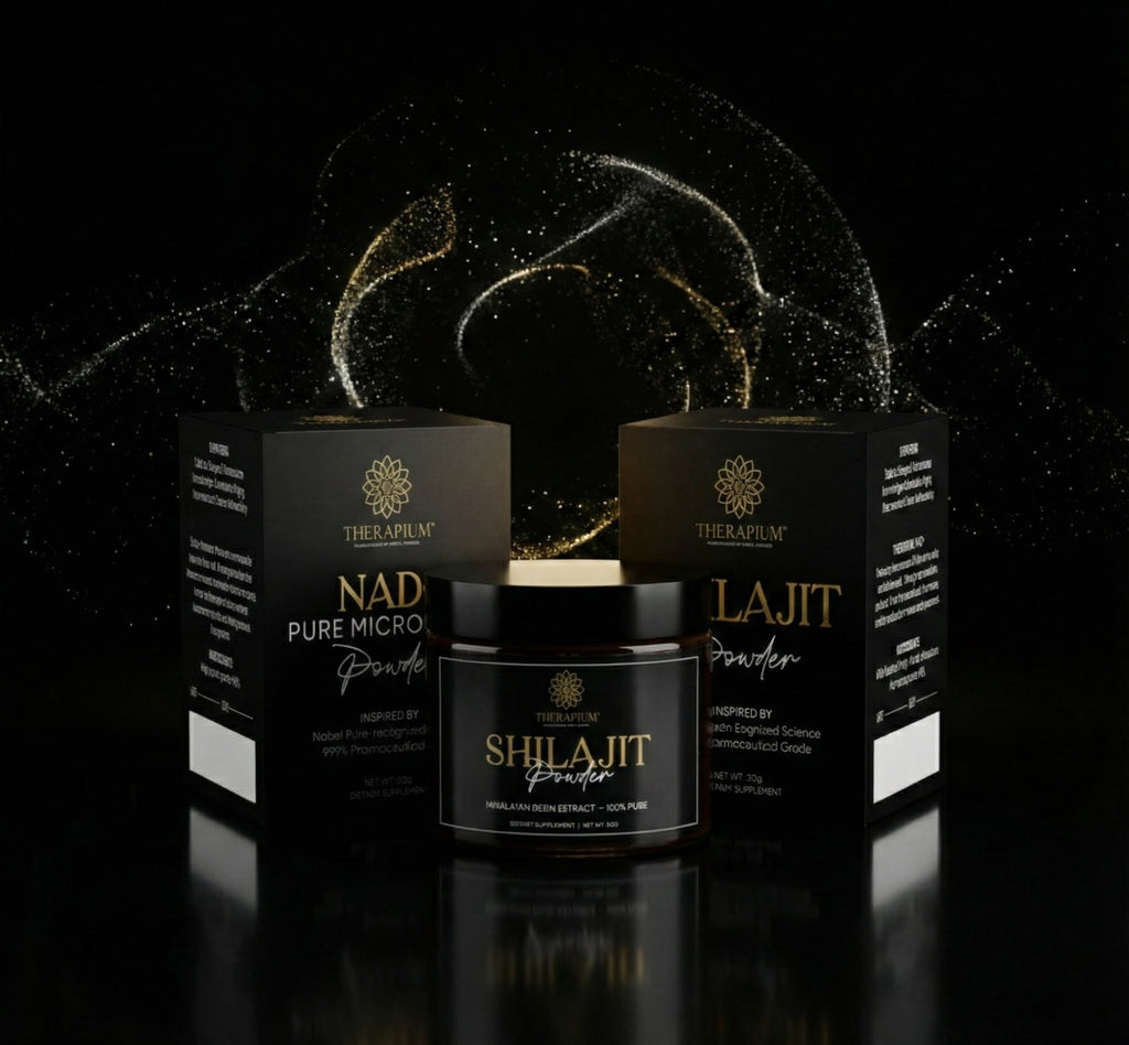 THERAPIUM™ Pachet Energie Zilnică – NAD⁺ 20g + Shilajit 30g